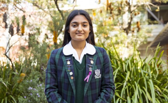 Trisha Nangia is celebrating an ATAR of 99.85.