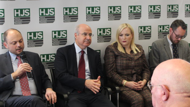 Russian opposition politician Vladimir Kara-Murza, Magnitsky Act campaigner Bill Browder, US talk show host Meghan McCain and Dr Andrew Foxall discuss Russian interference in the West in London.