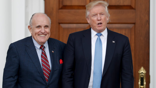 Rudy Giuliani said it was not his job to let White House staff know what he's doing.