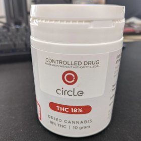 A typical 10-gram supply of cannabis shipped by Montu.