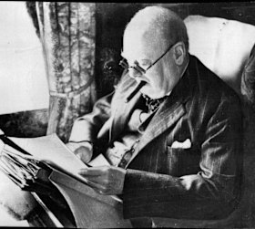 Prime minister Winston Churchill