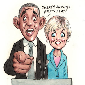 We want you: Tickets are still selling for Barack Obama’s appearance with Julie Bishop.