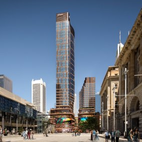 A 17-storey tower is at the heart of the $400 million plan.