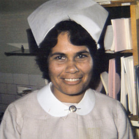 O’Donoghue as a nurse in the 1960s.