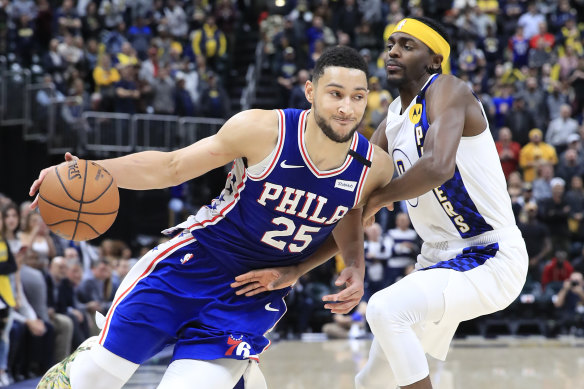 Fans are not flocking to Ben Simmons' cause in the NBA All-Star vote.