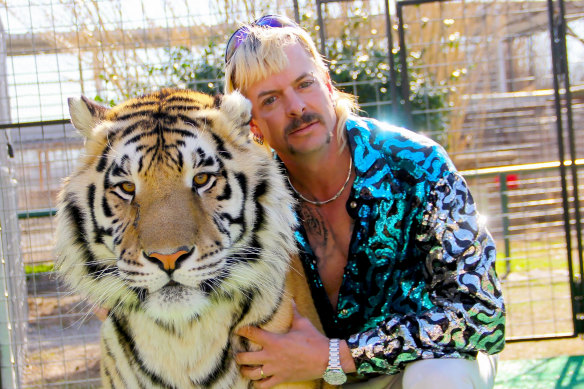 Joe Exotic, the star of Netflix's Tiger King.