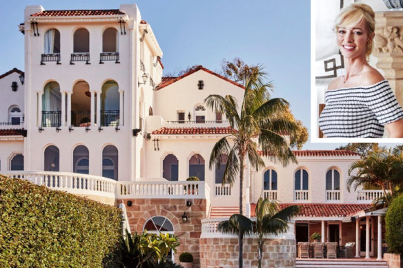 The Spanish Mission mansion Alcooringa was sold by flipper Stephanie Conley-Buhre for about $80 million.