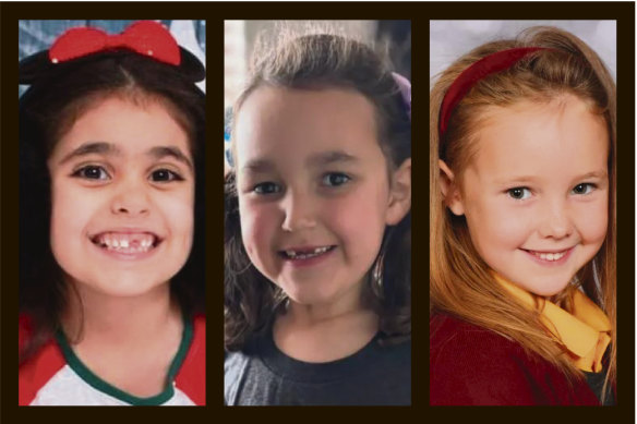 Victims of the attack: Alice Dasilva Aguiar, 9, Bebe King, 6 and Elsie Dot Stancombe, 7. 