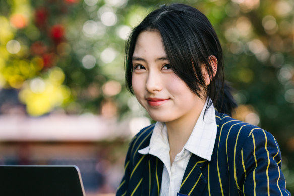 Ravenswood student Maria Yang was so surprised by her ATAR she thought it was fake.