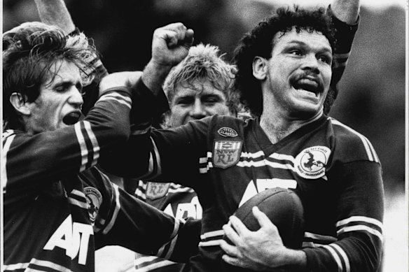 Cliff Lyons in his pomp for Manly.