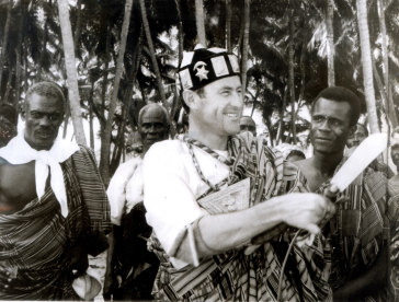 Richard Woolcot as Australia’s high commissioner to Ghana. He was known as  Nana Adaban 1 Tufuhene of Kromantsi.