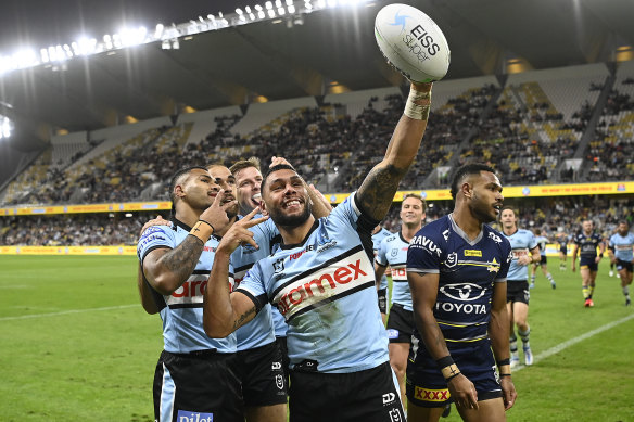 Cronulla have shot to a share of equal-second on the ladder under Craig Fitzgibbon.