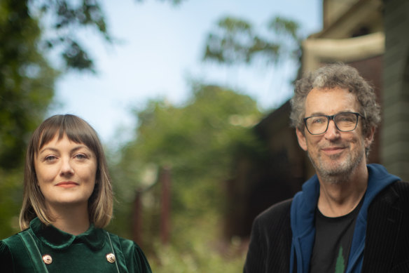 Rachel Payne and David Ettershank, members of the Legalise Cannabis Party.