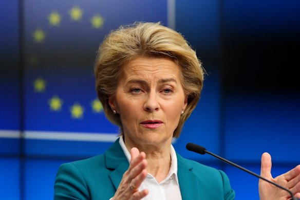 European Commission President Ursula von der Leyen.