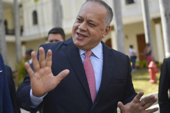 Diosdado Cabello, Venezuela's President of the National Constituent Assembly.