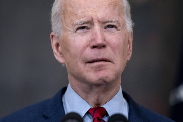 US President Joe Biden calls for a ban on assault weapons after the mass shooting in Boulder, Colorado. 