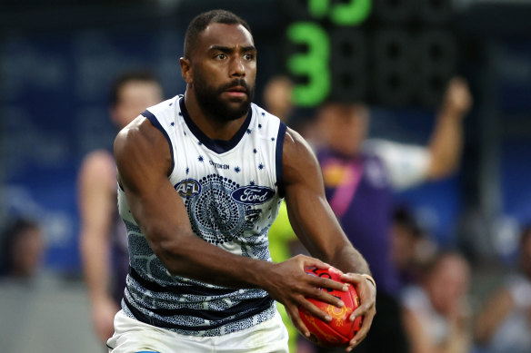 Geelong key defender Esava Ratugolea has plenty of suitors.