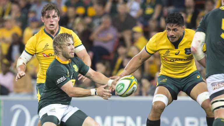 High praise: Springbok Faf De Klerk is wary of the Wallabies ahead of this weekend's clash.