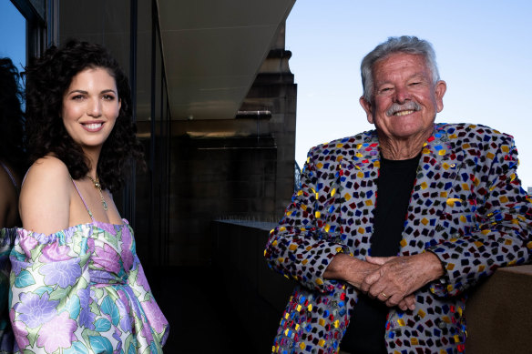 Lesleigh Jermanus and Ken Done, two of the winners of the Australian Fashion Laureate 2022, in Sydney. 22nd November 2022 Photo: Janie  Barrett