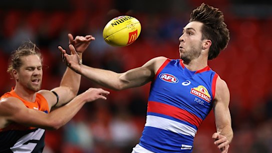 Rhylee West has made a strong impression as a high-pressure half forward this season.