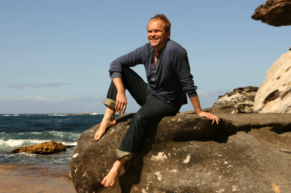 2006: Bill Granger at his favourite place in Sydney, Wylie’s Baths, Coogee.