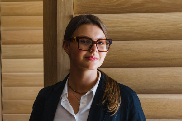 Russian expat Lena Fomichëva, 21, works two hospitality jobs in Sydney.