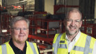 Coles CEO Steven Cain and Witron Logistiks CEO Helmut Prieschenk took five years to build the new automated DC at Redbank, Brisbane.

