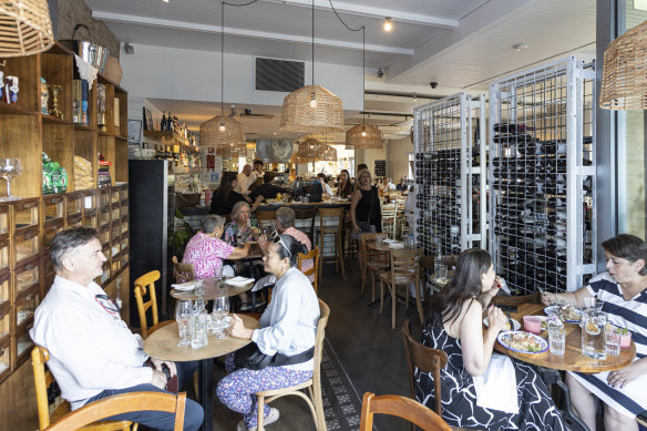 Taverna is housed in the former Hellenic Republic site on a Brunswick East corner.