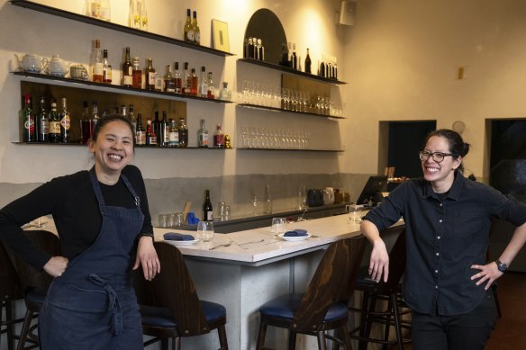 Thi Le and Jia-Yen Lee, co-owners of  newly reopened Anchovy.