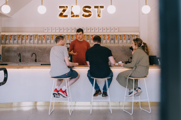 Zest sensory coffee studio in Richmond.