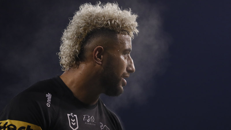 NRL 2020 Penrith Panthers flying mop Viliame Billy Kikau