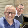 Anthony Albanese and Daniel Andrews have not yet appeared together on the campaign trail.
