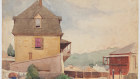 Draper’s Commercial Hotel, Mittagong 1892 by Arthur Streeton AFR