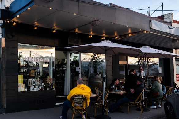 Urban Vineyard bar doubles as a cellar door for small winemakers without their own.