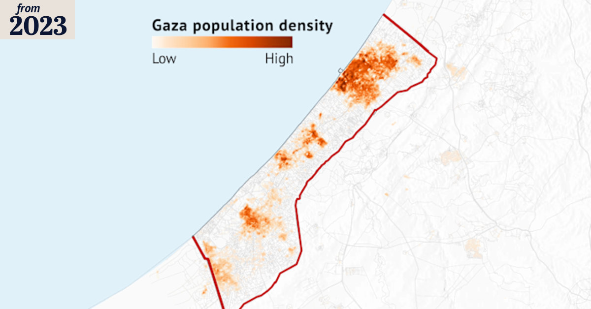 Hamas Israel: Gaza situation in four maps