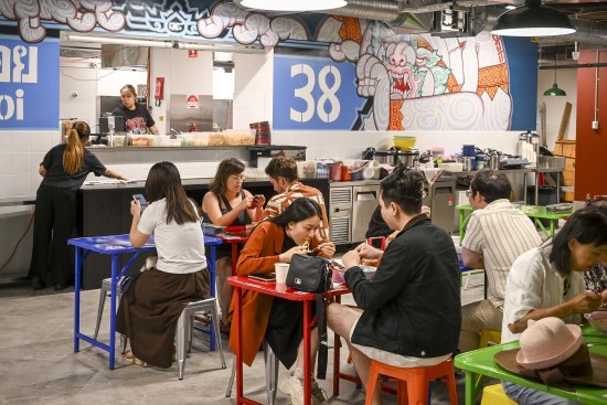 Soi 38’s new home still channels a little of Bangkok’s vibrant street-food stalls.