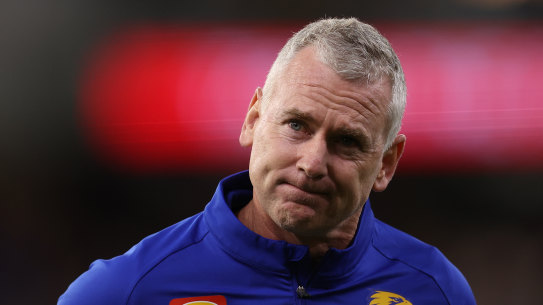 Eagles coach Adam Simpson.