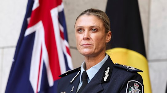 Krissy Barrett was announced as the next Australian Federal Police Commissioner on Monday.