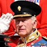 King Charles III during Trooping The Colour.