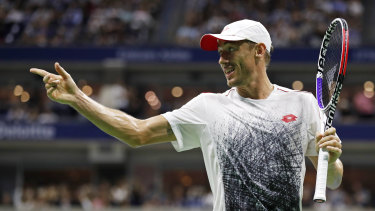 Home cooking: John Millman is keen to ensure he is in the best possible shape for the looming summer of tennis.