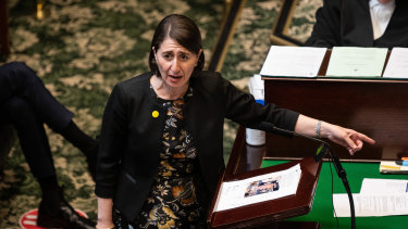 NSW Premier Gladys Berejiklian said she had already answered questions about Daryl Maguire having keys to her house.