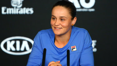 Head for heights: Australia's Ashleigh Barty says she's ready to deal with the pressure as she prepares for her opening match of the 2020 Australian Open at Melbourne Park on Monday night.