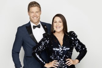 I'm A Celebrity ... Get Me Out of Here! hosts Dr Chris Brown and Julia Morris. 