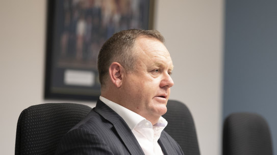 Civium chief executive Doug O'Mara warned rising rates, tight lending and high vacancy rates threatened Canberra's commercial market.