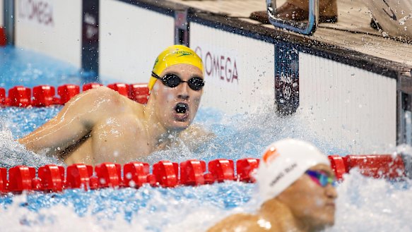 Mack Horton and Sun Yang clash at the Rio Games.