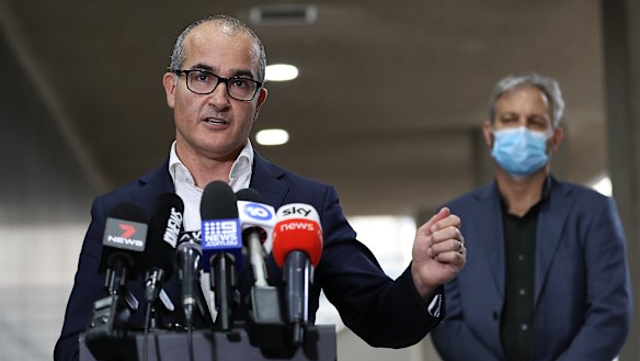 Acting Victorian Premier James Merlino announced a new lockdown on Thursday. 