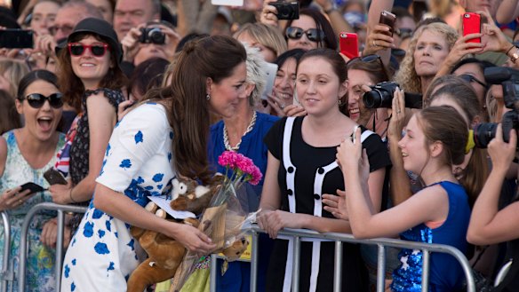A visit by the Duke and Duchess of Cambridge would lift Queenslanders' spirits, as it did at South Bank in 2014.