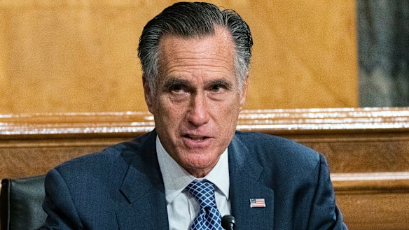 Senator Mitt Romney is one of few Republicans in Congress willing to criticise Donald Trump.