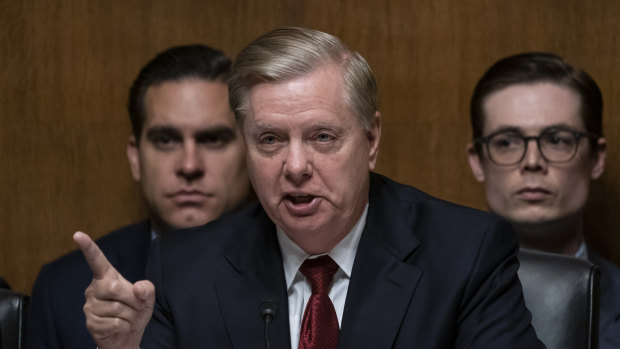 Republican Senator Lindsey Graham is usually a loyal defender of the President. 