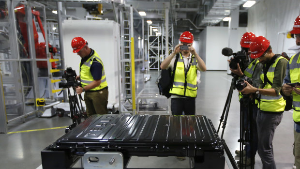 Tesla's battery factory in Nevada: Energy storage research and technology, such as batteries, is getting a boost in Australia. 